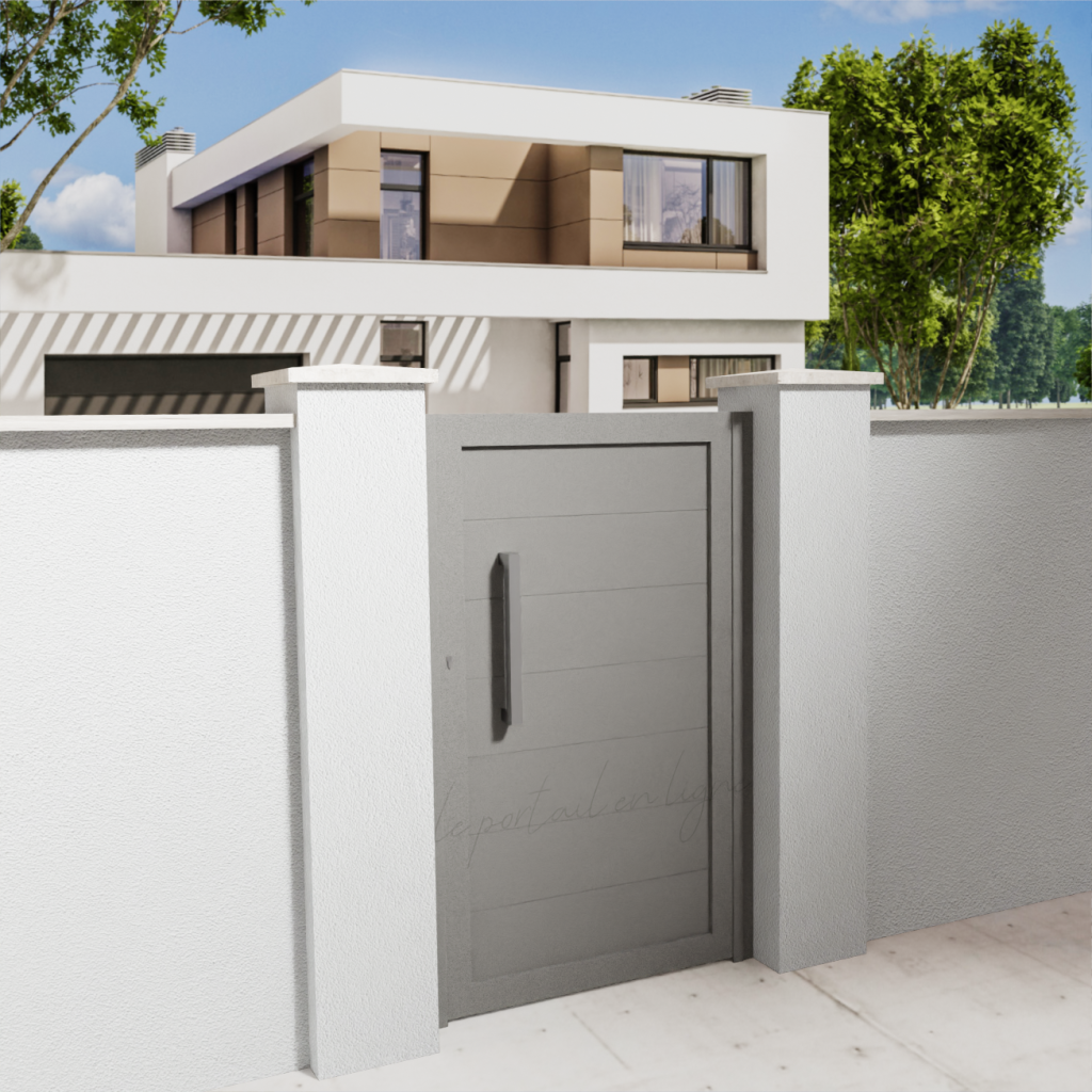 Portillon-city-20-gris-9007-le-portail-en-ligne