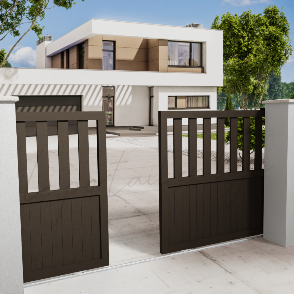 portail-double-coulissant-classic-10-marron-650-le-portail-en-ligne