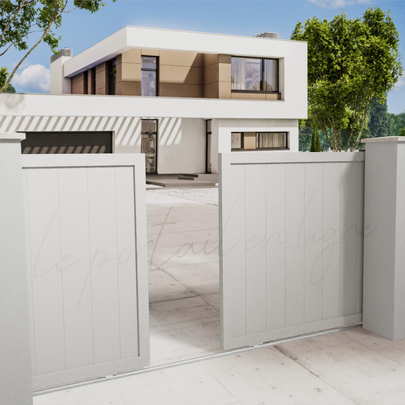 portail-double-coulissant-CITY-20-vertical-blanc-9010