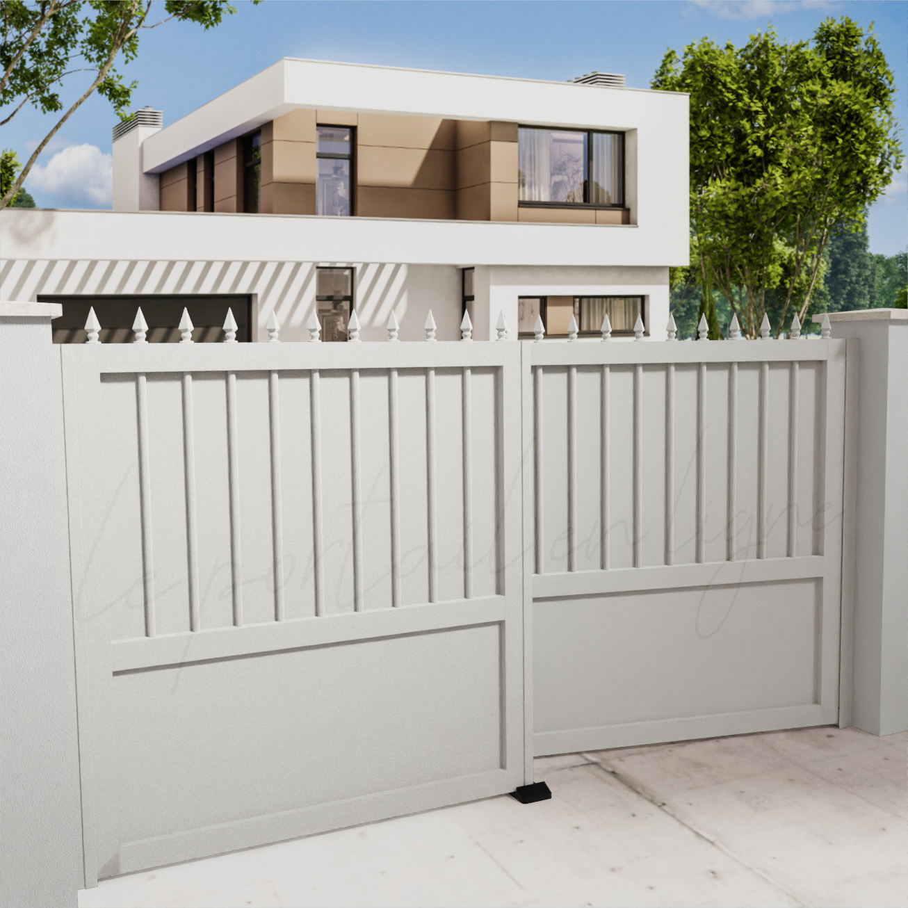 portail-battant-prestige-blanc-9010