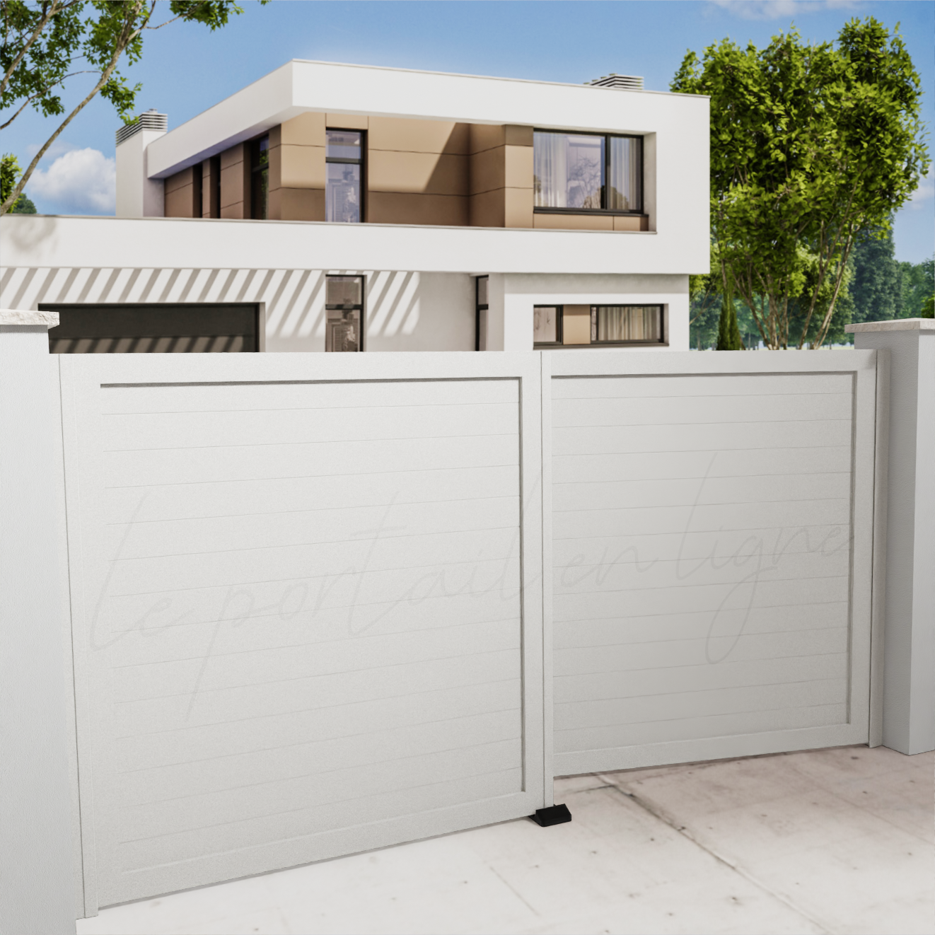 portail-battant-city-10-blanc-9010
