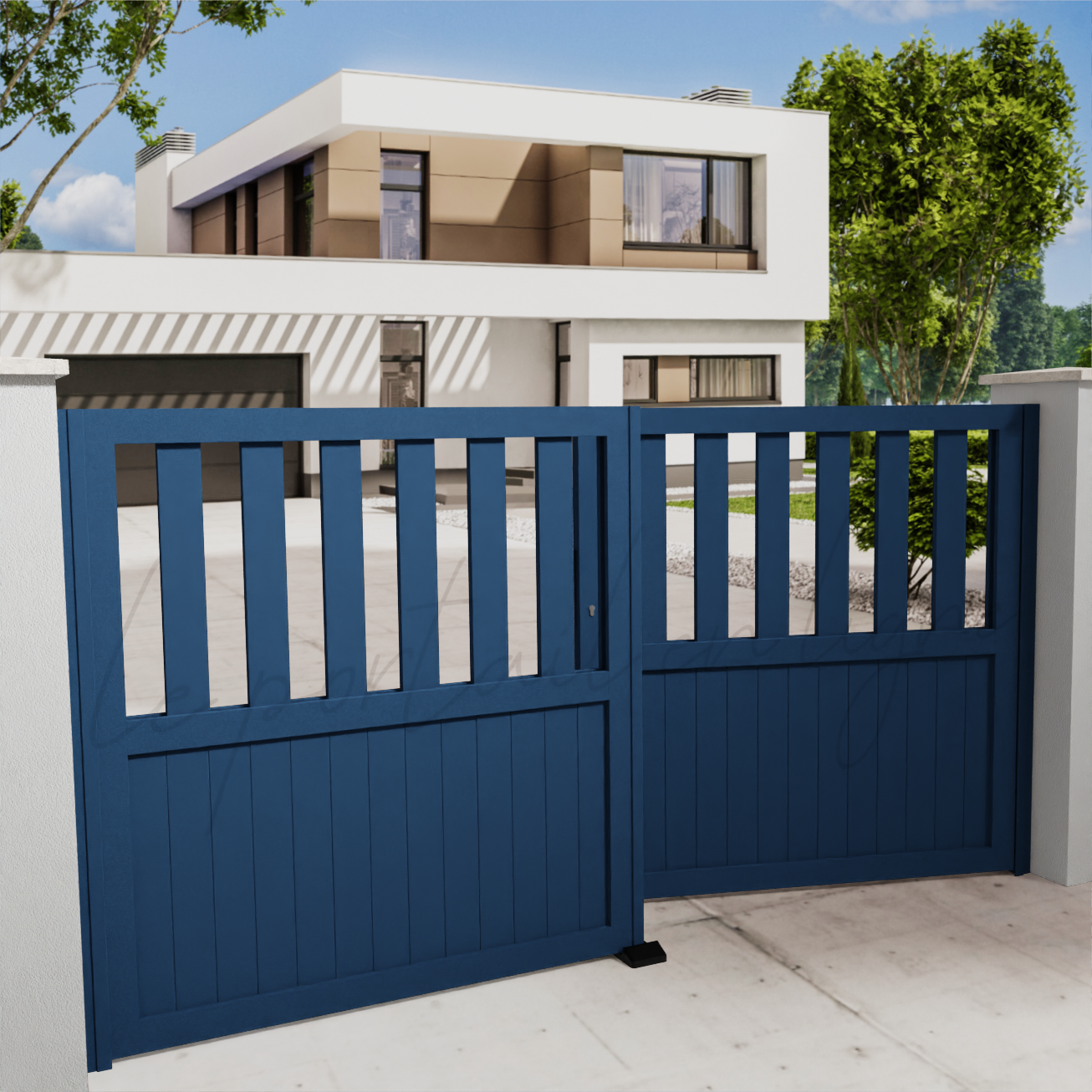 portail-battant-city-classic-10-bleu-700