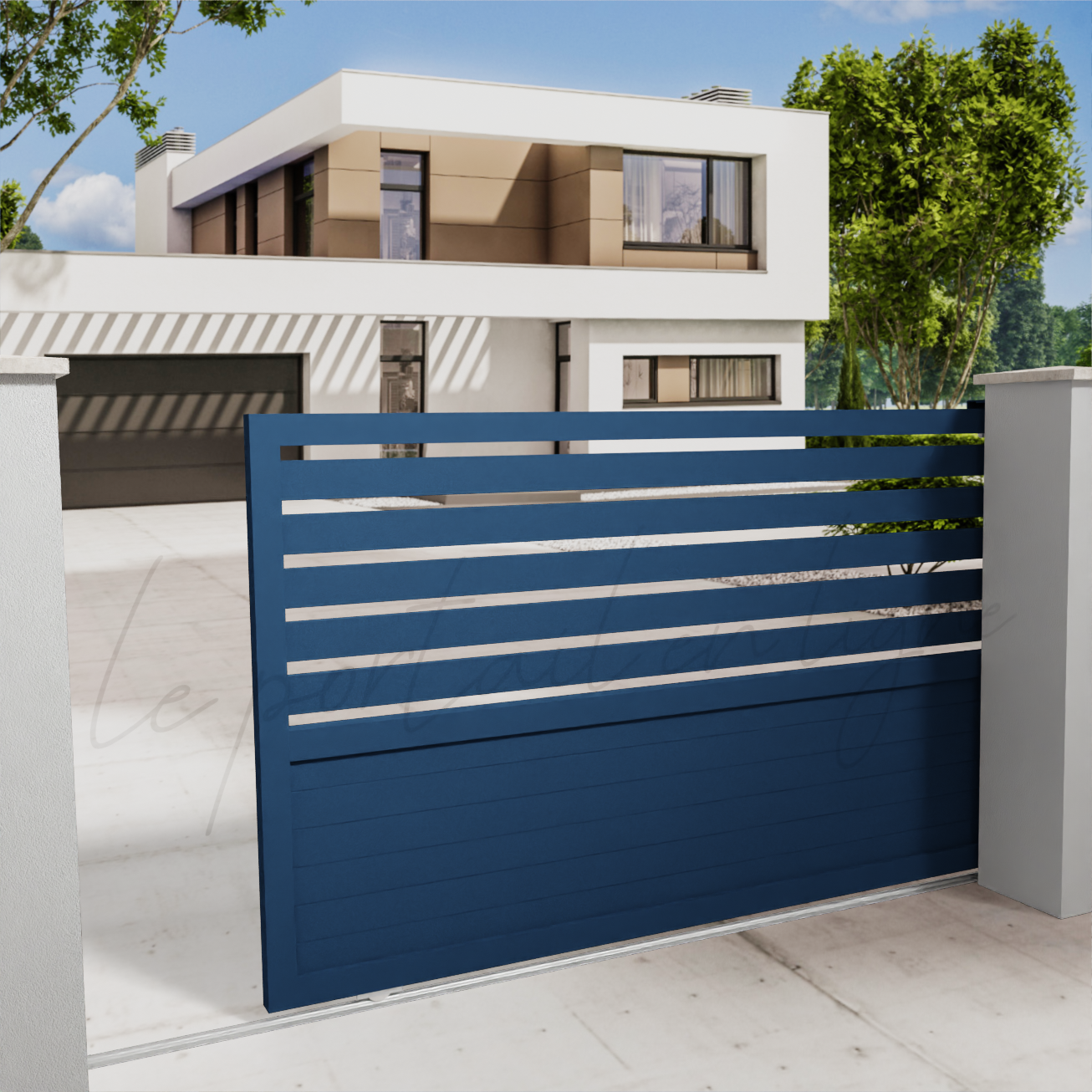 portail-coulissant-city-10-bleu-700