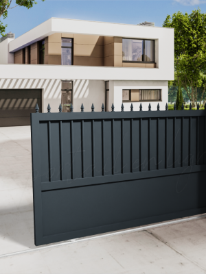 Gris 7016 portail-coulissant-prestige-gris-7016