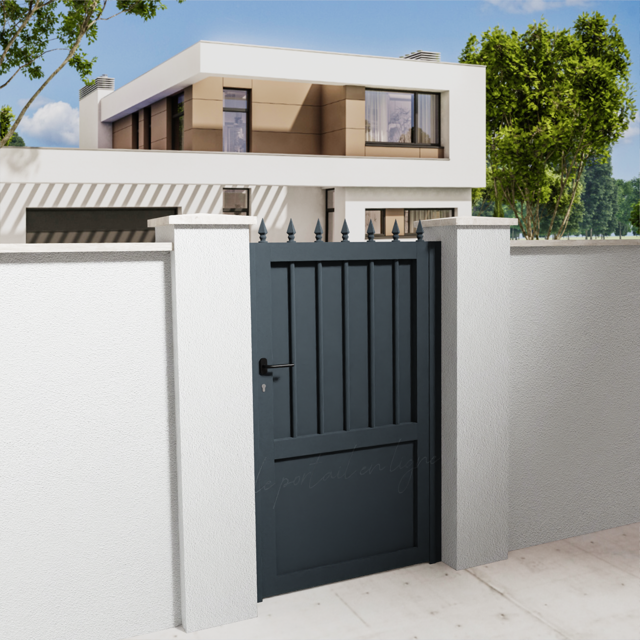 portillon-prestige-gris-7016-droite-le-portail-en-ligne