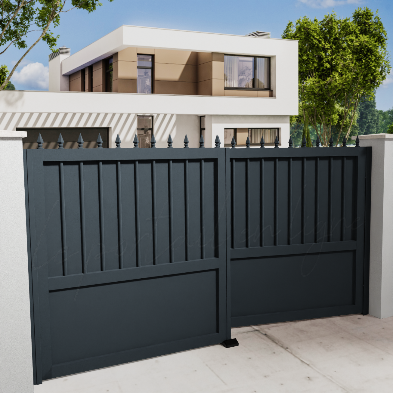 portail-battant-prestige-gris-7016
