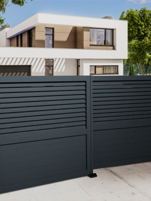 portail-battant-venitian-gris-7016 portail-battant-venitian-gris-7016