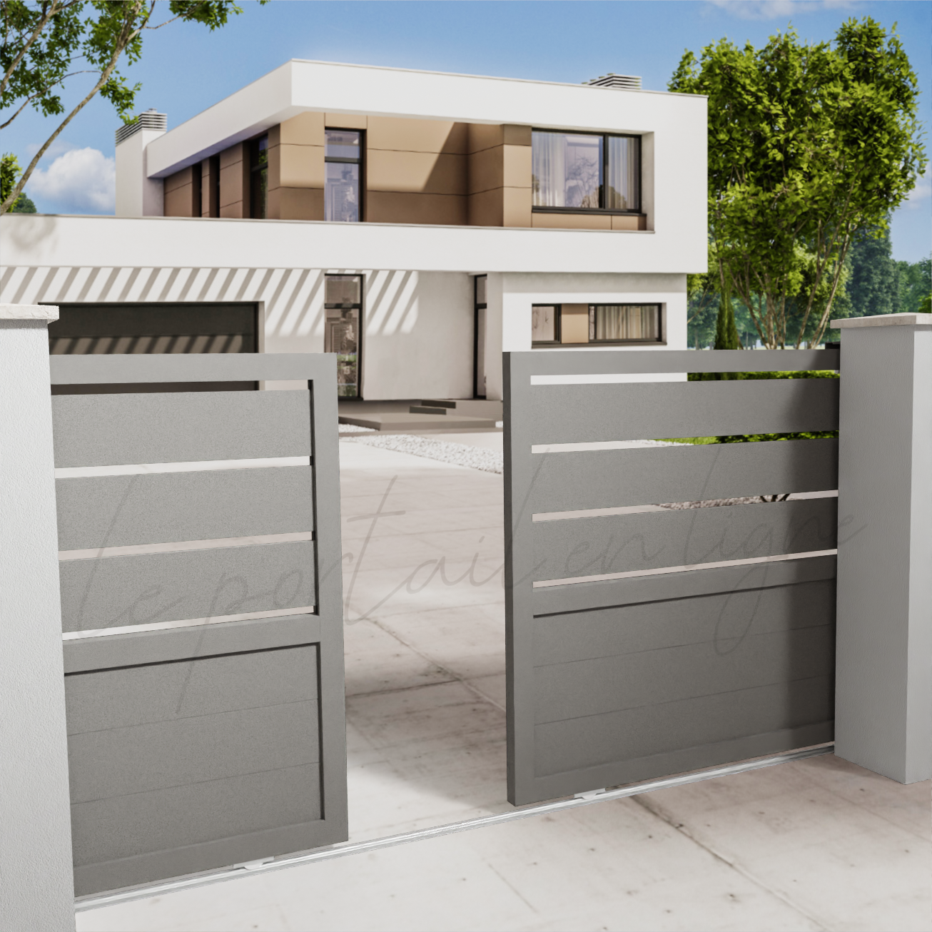 portail-double-coulissant-CITY-20-gap-gris-9007