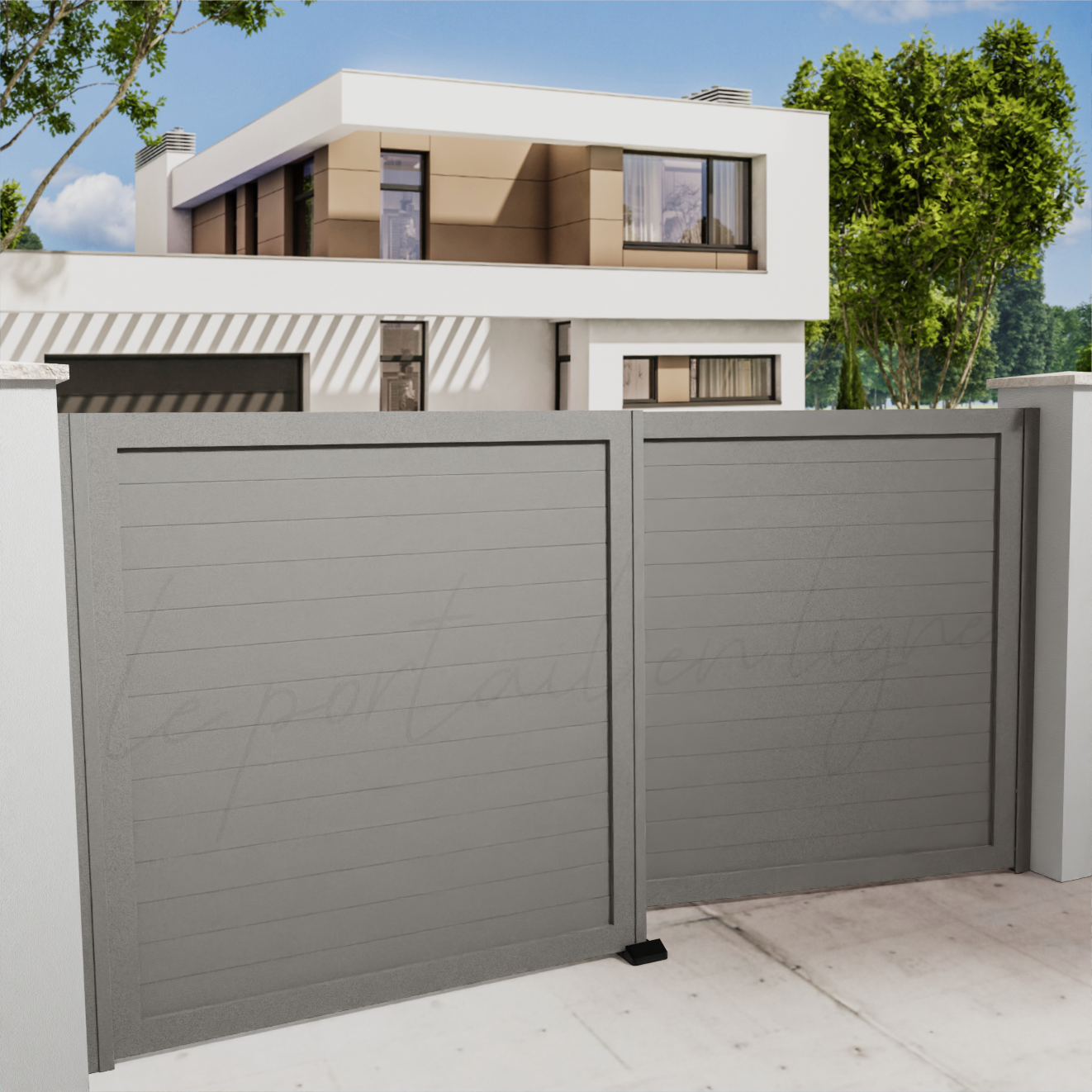 portail-battant-city-10-gris-9007