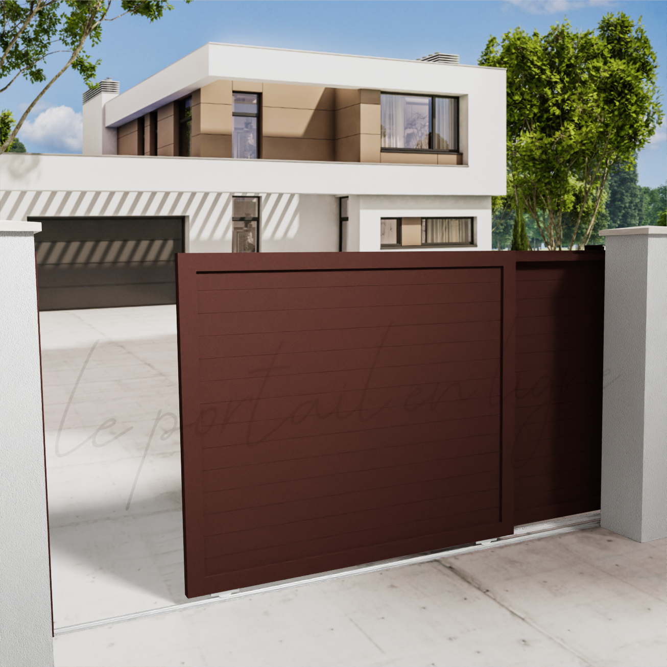 portail-telescopique-CITY-10-marron-179