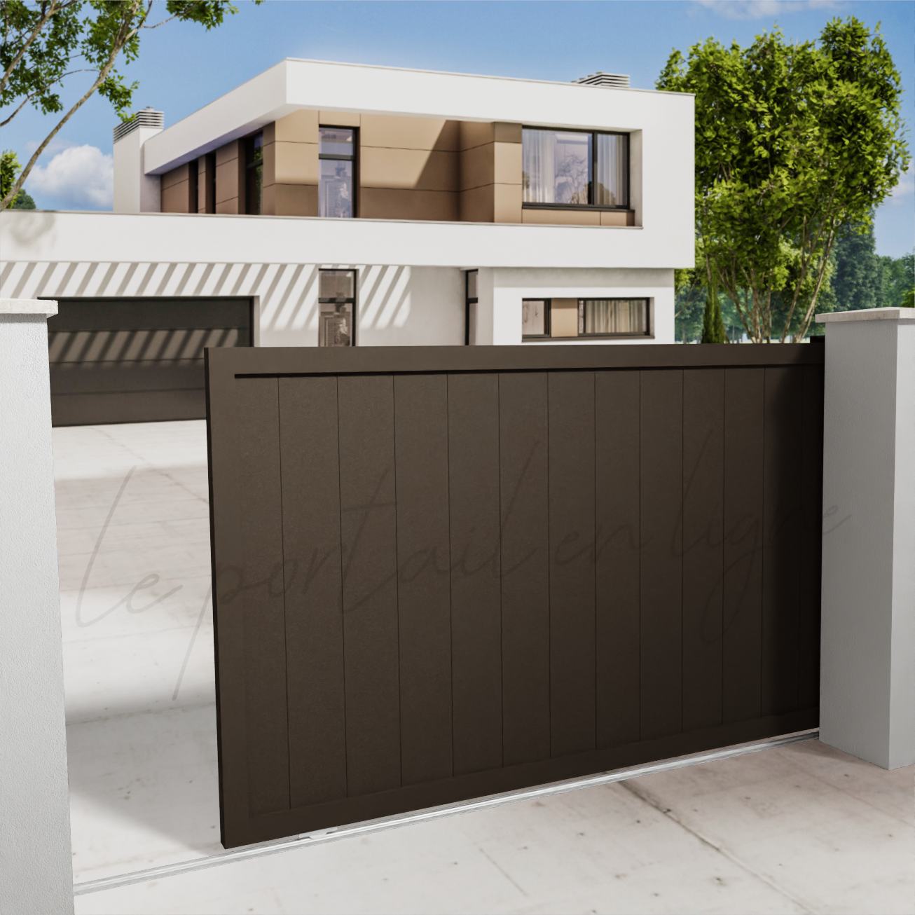 portail-coulissant-city-20-marron-650