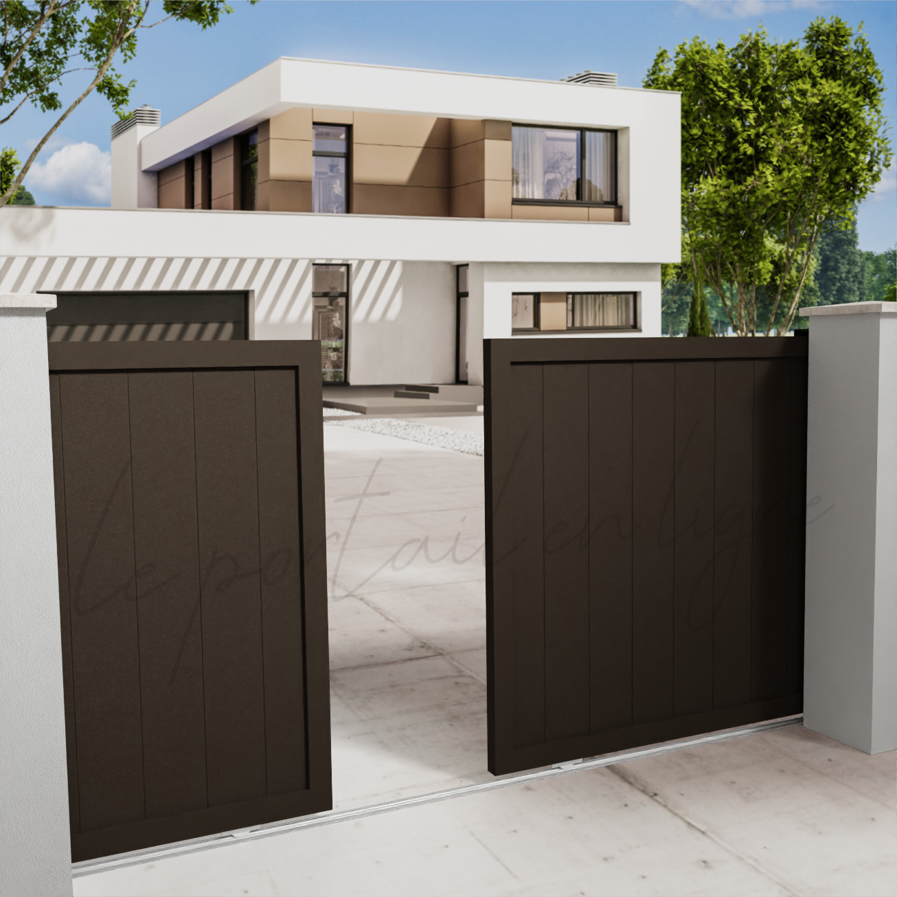 portail-double-coulissant-CITY-20-vertical-marron-650