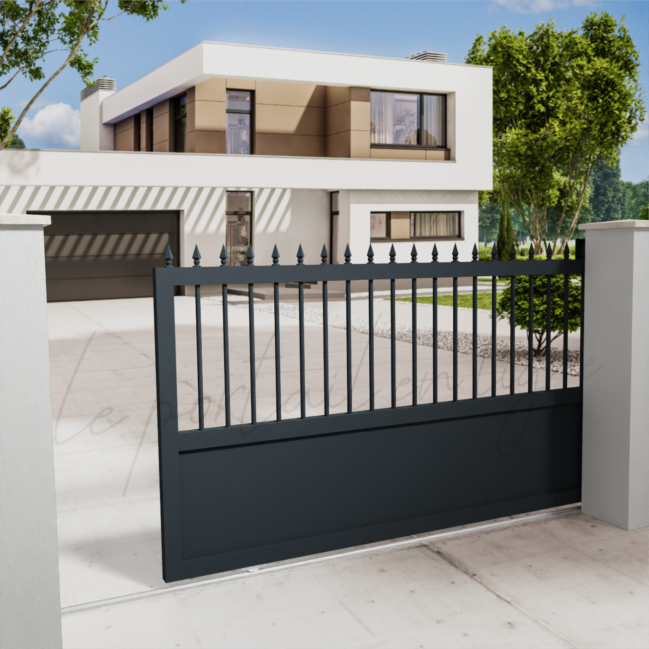 portail-coulissant-prestige-ajoure-gris-7016