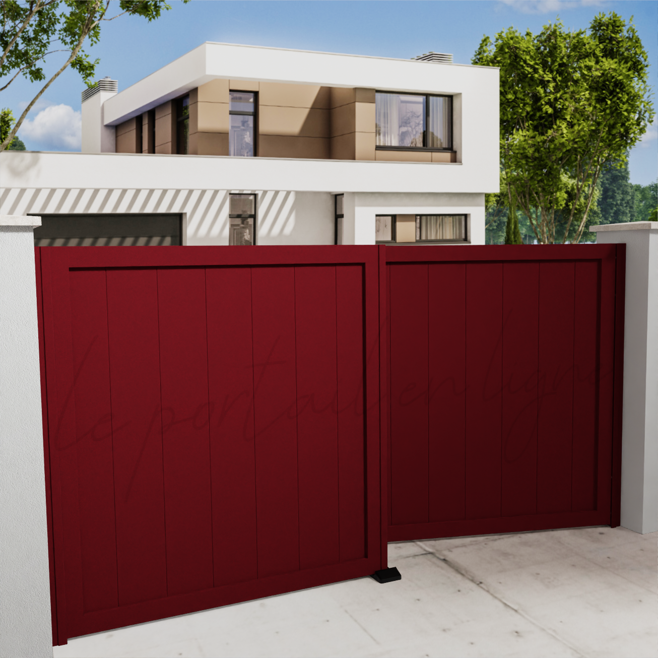 portail-battant-city-20-rouge-3004