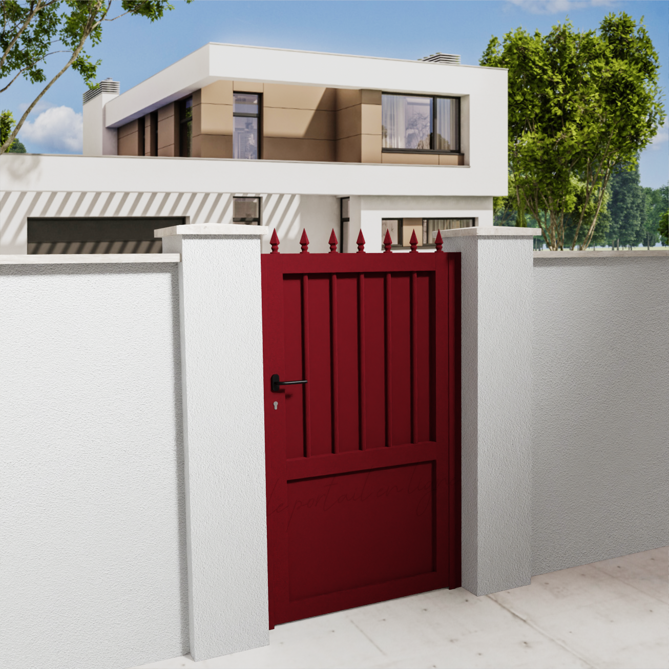 portao-prestige-vermelho-3004