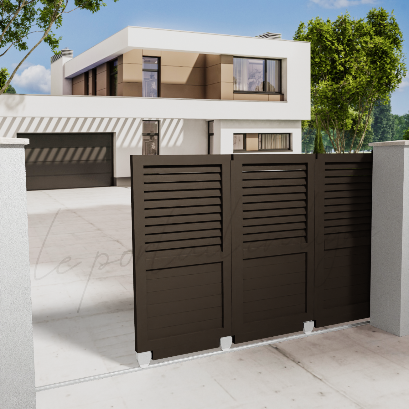 portail-sectionnel-lateral-venitian-marron-650